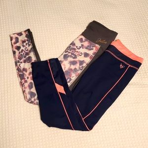 2 pairs JUSTICE leggings girls 10
